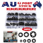 <!--F#f_0-->340PCS Starlock Washers Push On Lock Star Nut Fastener Clip M3 M4 M5 M6 M8 M10 N<!--F/-->