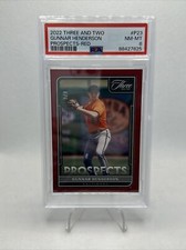 2022 Panini Three And Two Prospects #P23 Gunnar Henderson /6 (Red) (PSA 8)