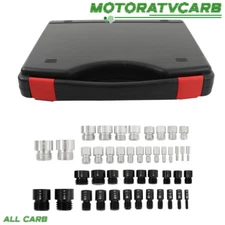 ALL-CARB 23 Metric and 21 Inch Nut and Bolt Thread Checker in Case 44 PCS