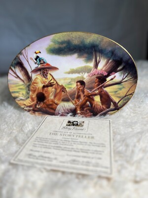 Thomas Black Shears Ebony Visions  The Storyteller  Plate