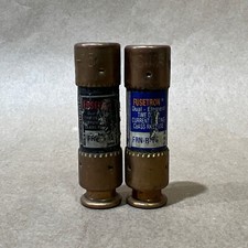 Cooper FRN-R-15 15Amp Fusetron Dual Element Time-Delay Fuse 250V Lot Of 2