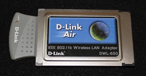 D-Link DWL-650 PCMCIA Wireless 802.11b PC Card