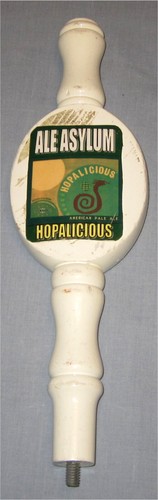 Ale Asylum Hopalicious Beer Tap Handle- Madison, Wis - Picture 2 of 2