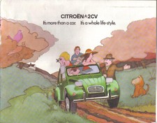 Citroen 2CV6 1974-1975 Original UK Sales Brochure