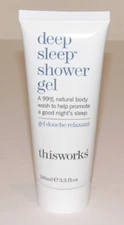 ThisWorks Deep Sleep Shower Gel 3.3 Oz 100 mL SEALED Lavender Camomile Relaxing