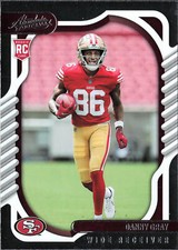 Danny Gray 2022 Panini Absolute #133 San Francisco 49ers ROOKIE FREE SHIP
