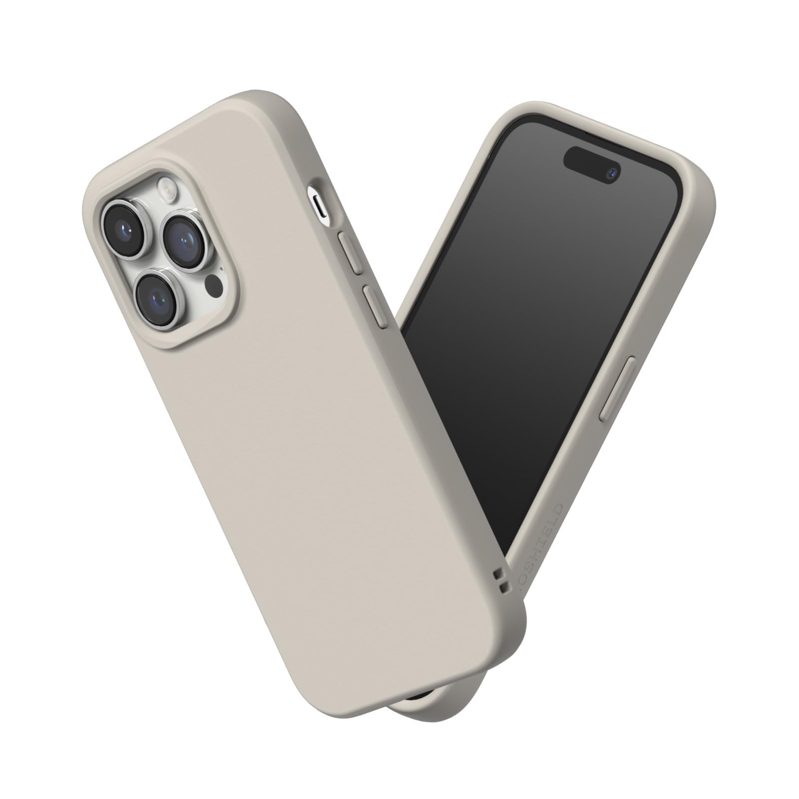 Coque iPhone 14 Pro SolidSuit noire en polymère antichoc ultra fine