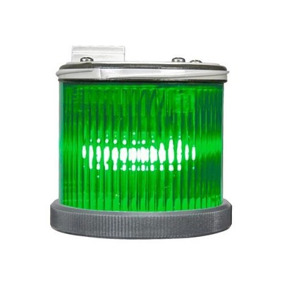 FMX SL70-LAMPFL-GRN-1248D, 70mm Bulb-type Light Module, Flashing, GREEN , 1