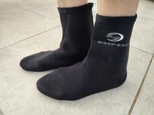Deep See 3mm Booties Large Neoprene Scuba Dive Wetsuit Socks