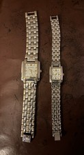 Pair IK Collection Quartz Watches, same/similar style, one slimmer, untested