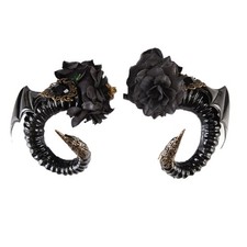 Devil Horn Shape Hair Pin Halloween Make-up Cosplay Hairband for Halloween Party