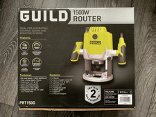 Image of 1/2" & 1/4" Plunge 1500W Router 240v - for shaping, edging and rebating wood