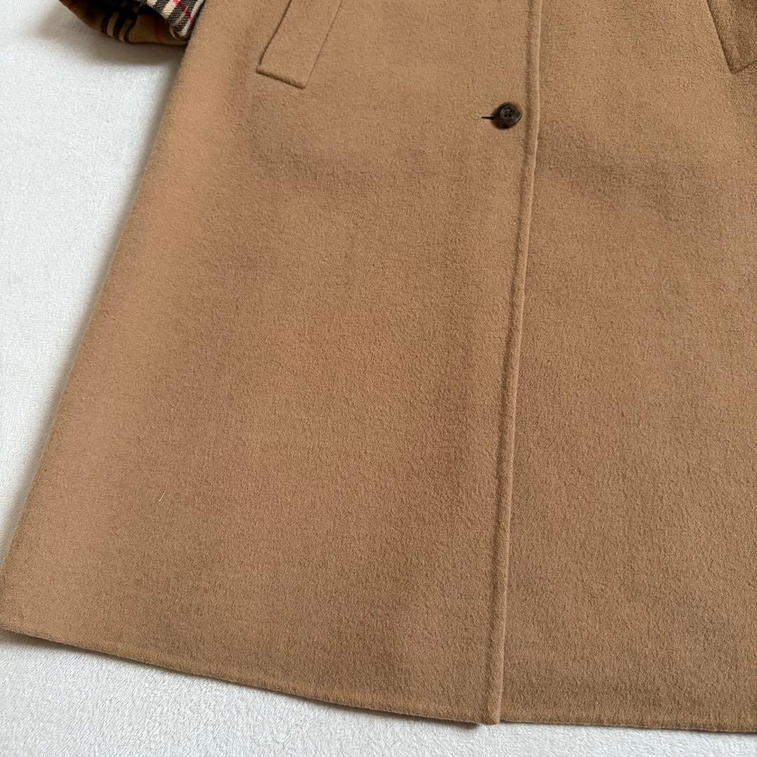 Burberry  s Stand Collar Coat Cashmere Blend Vintage Size 7 thumbnail 4