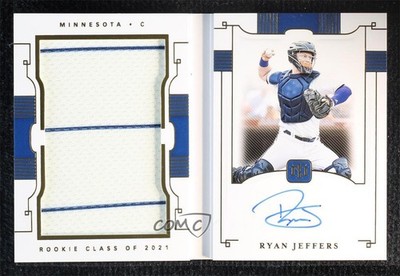 2021 Panini National Treasures 12/99 Ryan Jeffers #RSJ-RJ Auto RC 2ct