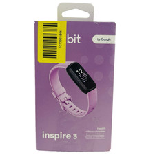 Fitbit Inspire 3 Fitness Tracker Heart Rate Sleep Monitor Lilac Bliss Band