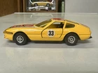 1:36 CORGI TOYS diecast race car #33 JCB FERRARI DAYTONA 365 #323 Great Britain