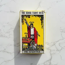 Vintage Rider Tarot Deck - Yellow Box - U.S. Games Systems - Cards NEW Unused