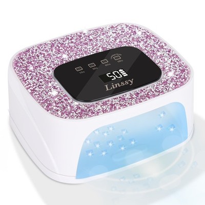 Rechargeable UV/LED Nail Lamp with Auto Sensor, Portable Cordless Gel Nail Dr...
