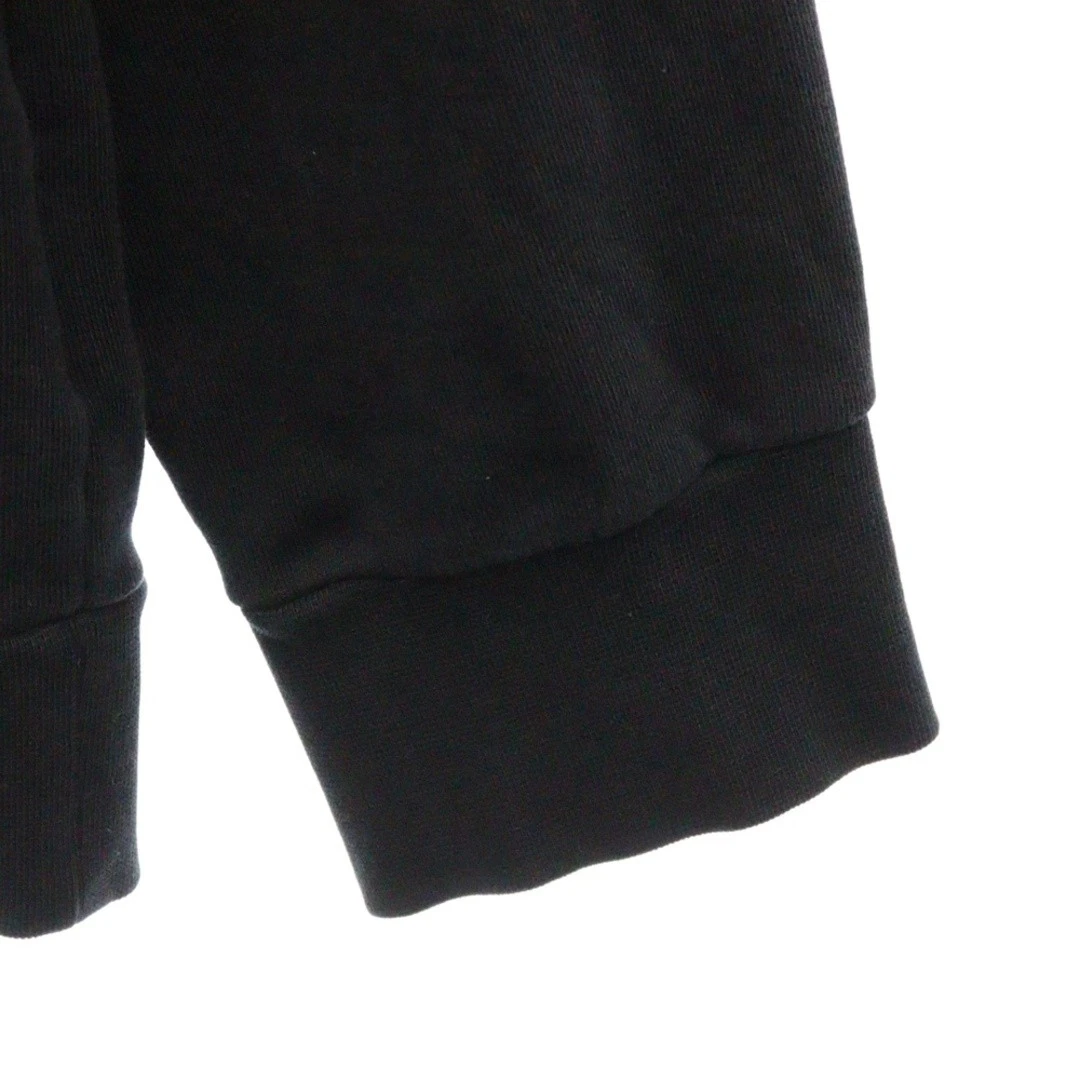 Palm Angels Smiley Felpa con Cappuccio Stampa Pullover Anteriore PMBB003S18348020 Nero Usato