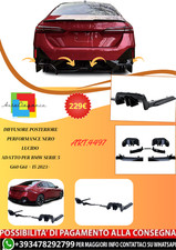 💫 ART.4497 Diffusor Hinten Performance Schwarz Glänzend für BMW G60+i5 2023 +💫