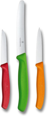 Swiss Classic Multicolored 3-Piece Paring Knife Set