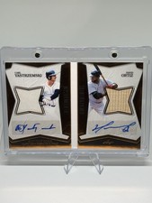 Yastrzemski Ortiz Dual Auto Relic 25/25 Leaf History Book Red Sox