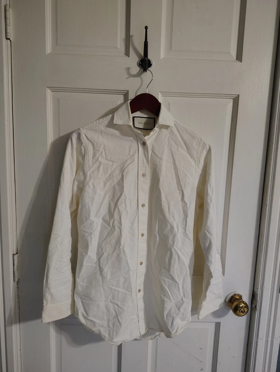 タダコロモ☆ GUCCI ホワイトリボン付き長袖シャツ Gucci Long Sleeve Tops for Women for sale | eBay