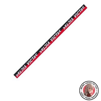 New Victas Table Tennis Side Tape Two-Tone Red 9000mm 10mm 801100