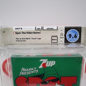 NES Nintendo 7-UP's SPOT: THE VIDEO GAME - WATA GRADED 9.6 A++! NEW & Sealed!