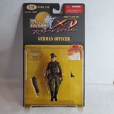 2000 Ultimate Soldier XD MOC 1:18 3.75" WWII German Officer Figure