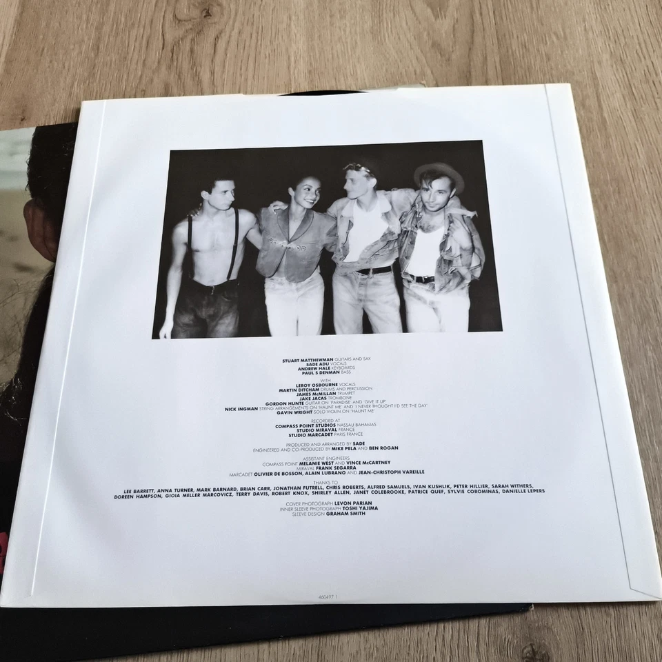 Sade - Stronger Than Pride- Vinyl Album - Image 4 of 4