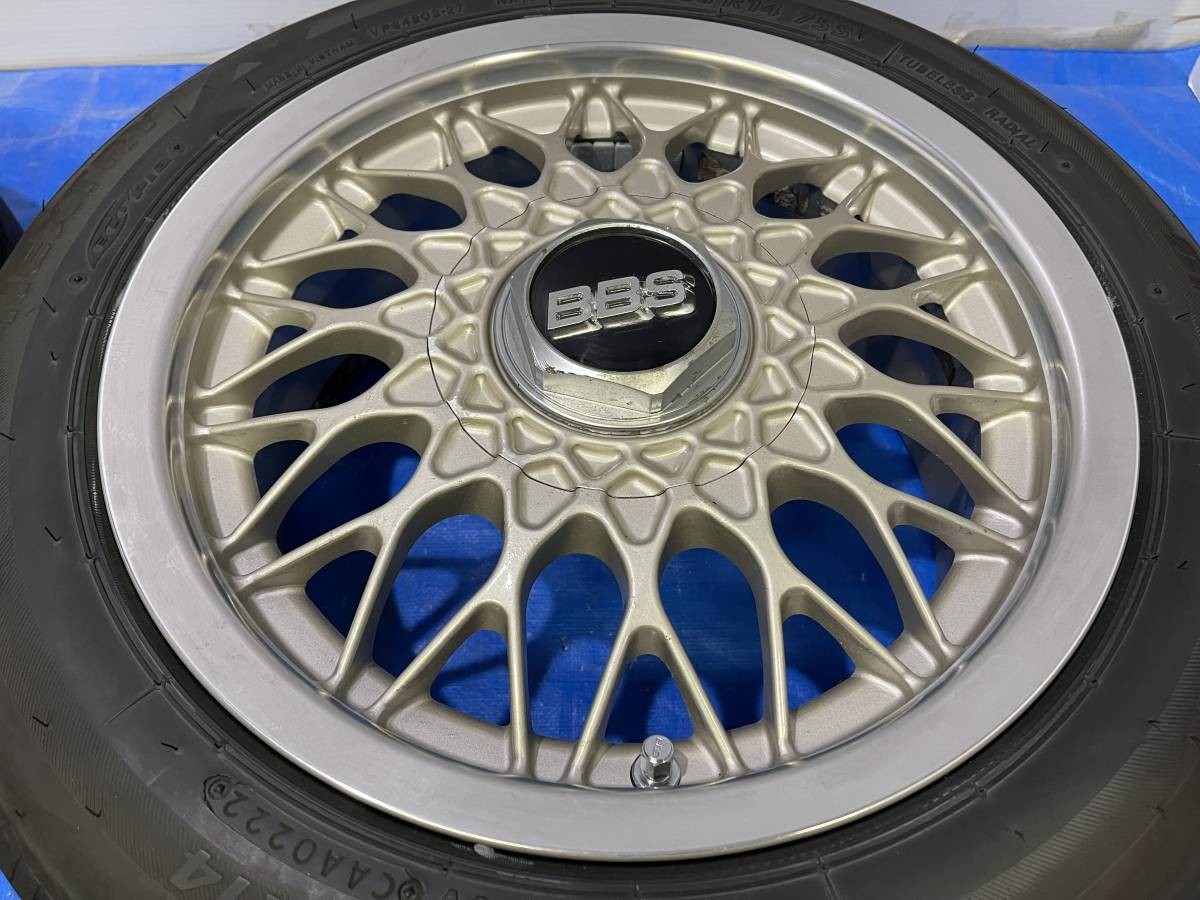 BBS RG RG036 Wheels 14 inch 6J+40 PCD100 4H set of 4 No tires Used