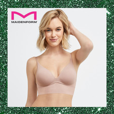 Maidenform M Seamless Push-Up Bra, Convertible Longline Bralette Plus Size
