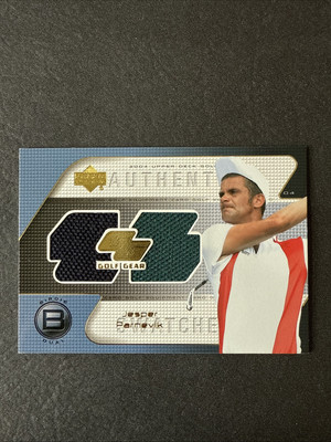 Jesper Parnevik Player-Worn Shirt 2004 Upper Deck Golf Gear Birdie Double #JP-GG