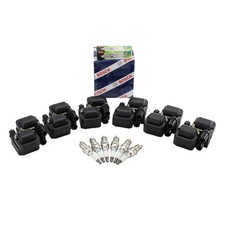 Bosch 6 Ignition Coil Denso 6 Iridium TT Spark Plug Kit For RL A6 Accord I30 V6