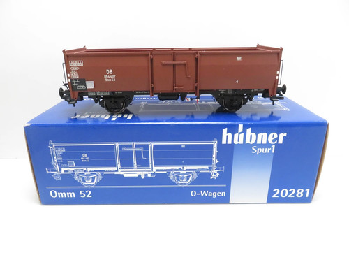 (1HOL275) Hübner 20281 Güterwagen Omm 52 der DB, 1 DC, OVP | Zustand: Gebraucht