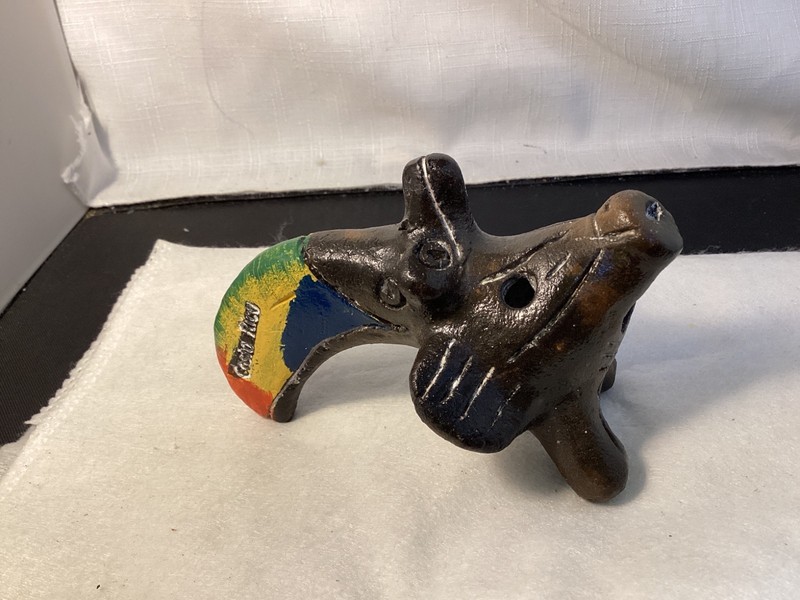 Vintage Costa Rica Ocarina Folk Art Whistle