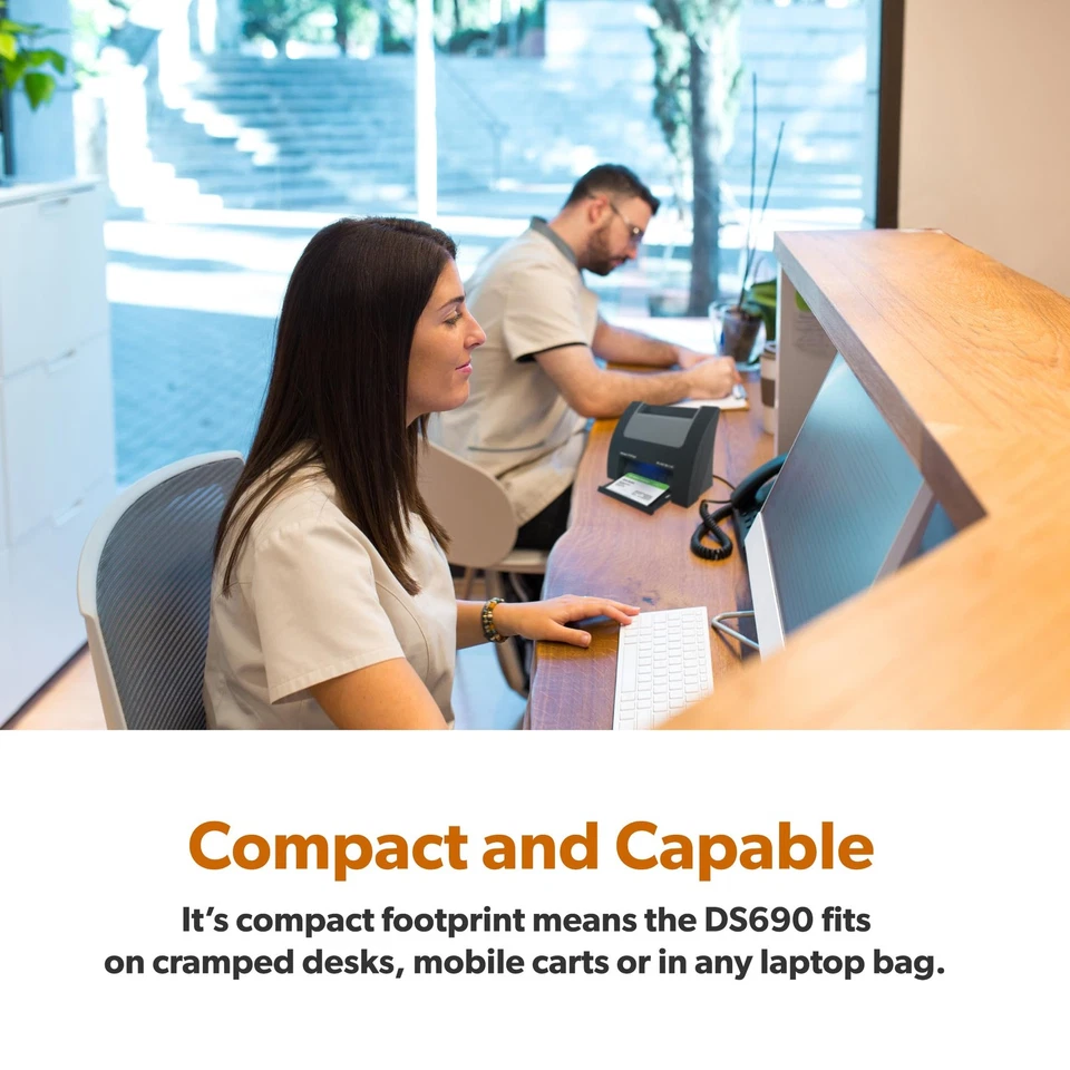 nScan 690gt-AS High-Speed Vertical Card Scanner for Windows PC - Image 4 of 4