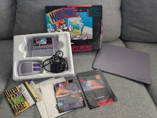 Vintage Original Authentic 1992 Super Nintendo SNES Mario Paint with Box TESTED