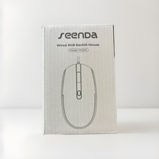 Seenda Wired Mouse - USB Computer Mouse with RGB Backlit Optical LED