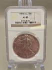 1989 American Silver Eagle $1 - NGC MS69