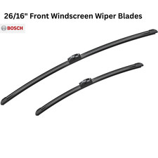 2x Wiper Blades (Pair) Flat Aero type AR141S 3397014141 Bosch Aerotwin 650/450mm