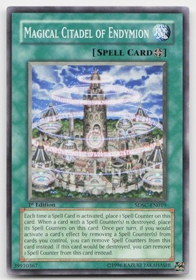Magical Citadel of Endymion SDSC-EN019 Spellcaster's Com Yu-Gi-Oh 1st Edition HP