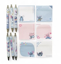 12pcs Stitch Character Pens And Mini Sticky N...