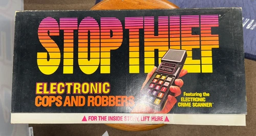Vintage Stop Thief Electronic Cops And Robbers Board Game 1979 Parker Bros WORKS