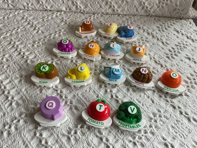 15 Vtech ABC Letter Alphabet Food Part Magnet Refrigerator Toy Replacements