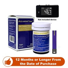 Accu-Answer iSaw Total Cholesterol Test Strips-25 Test Strips for LBM-01