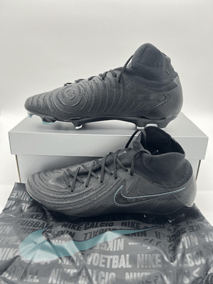 Nike Phantom Luna 2 Elite FG Mens 10 Black Deep Jungle Soccer Cleats FJ2572-002