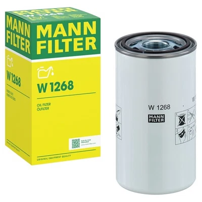 Original MANN-FILTER Filtre Hydraulique pour Transmission Automatique W 1268 - Photo 1/4