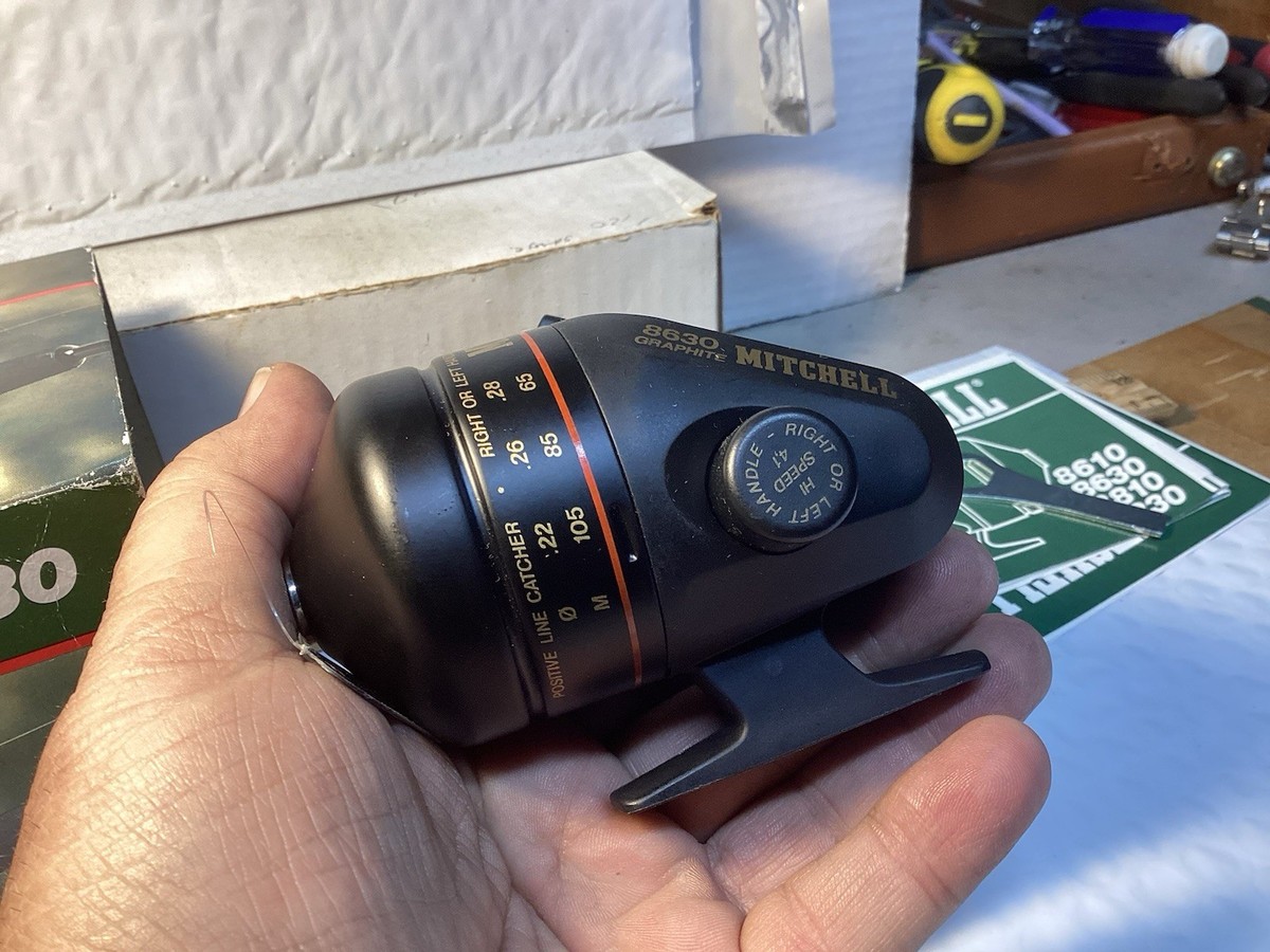 Vintage Mitchell 8630 Spincast Reel New Old Stock In Original Box